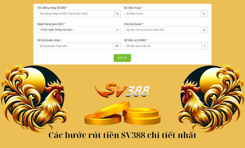 Nhà cái Sv388 hỗ trợ những cách rút tiền nào?